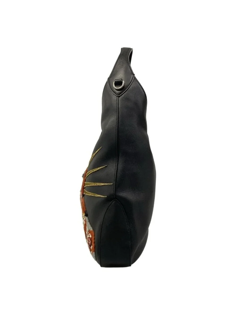 Gucci Handbag Dionysus Black Brown Multi Dog Leather - Picture 4 of 15